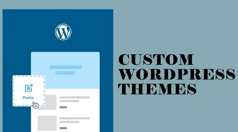 Custom WordPress Theme Development process showing a unique website design built for performance, branding, SEO, and user experience by DevSouls.