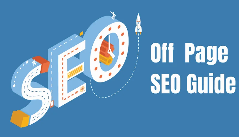 Ultimate Off-Page SEO Guide illustrating backlink building, authority, and search engine ranking strategies